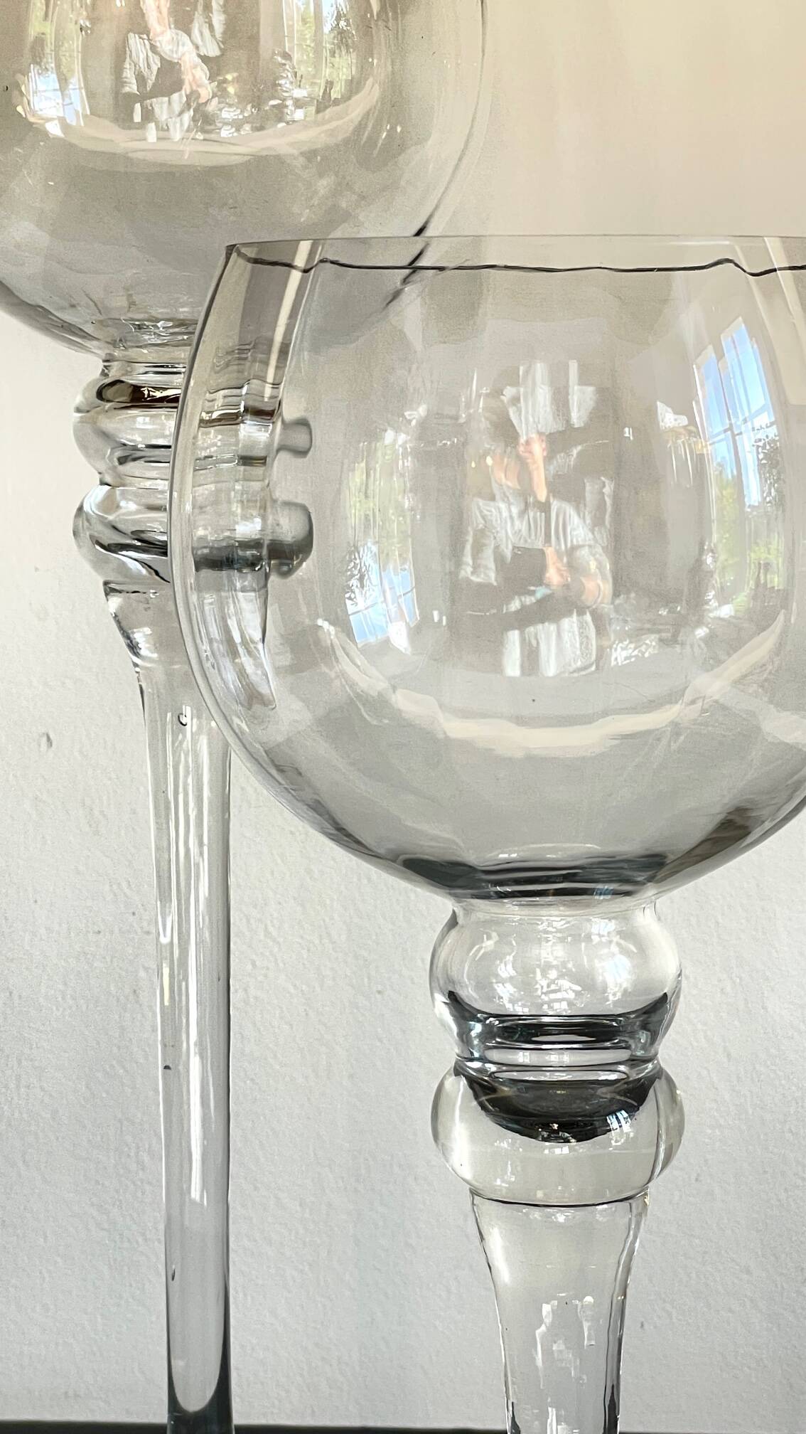 Bougeoirs xl crystal vintage candle holders