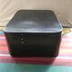 Former Travel Trunk Case - Necessary To Travel Rare Black Leather Vintage