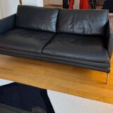Canapé Zanotta cuir noir
