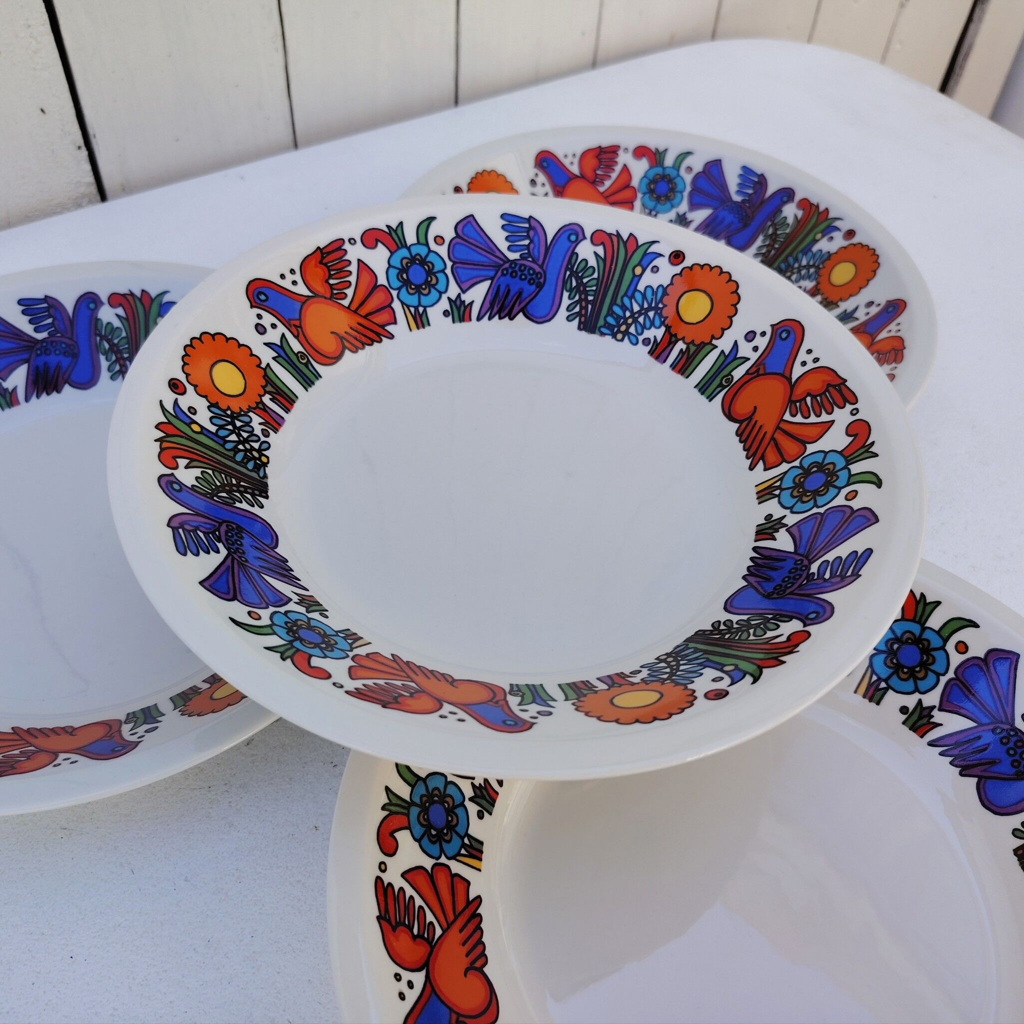 Villeroy & Boch porcelain deep plates, Acapulco