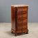 Antique Napoleon III cabinet in violet wood, 19th century.