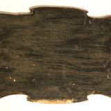 Old Decorative Golden Wood Plate