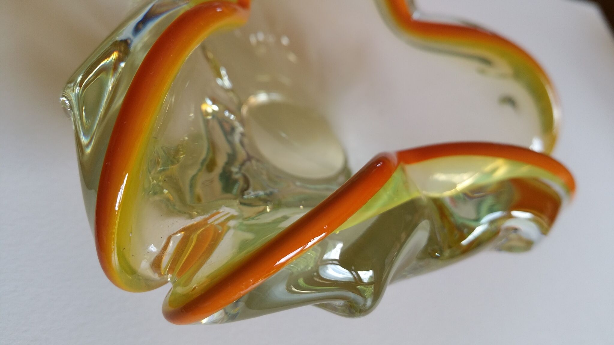 Murano two-tone ashtray