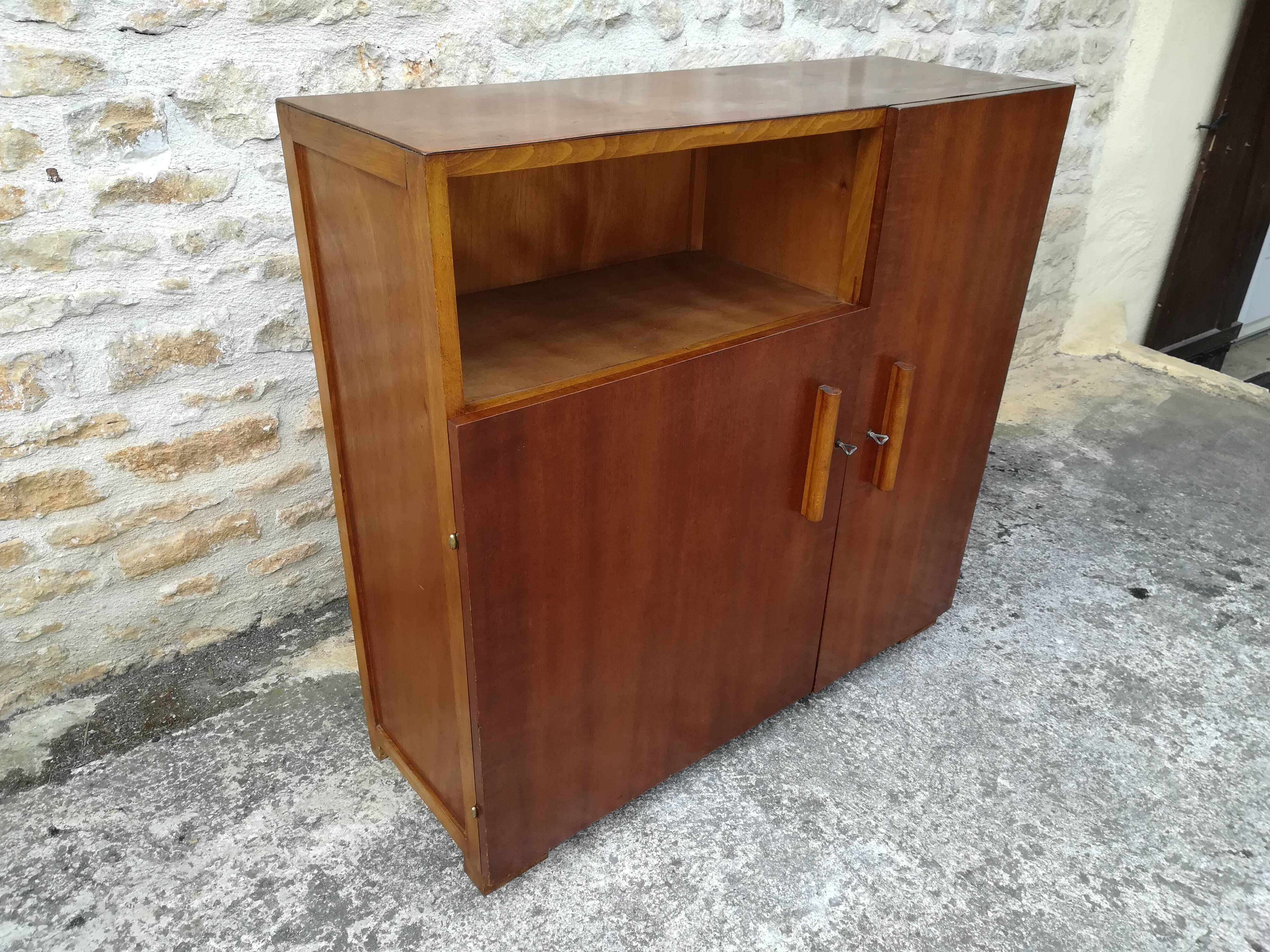 Asymmetrical two-door sideboard