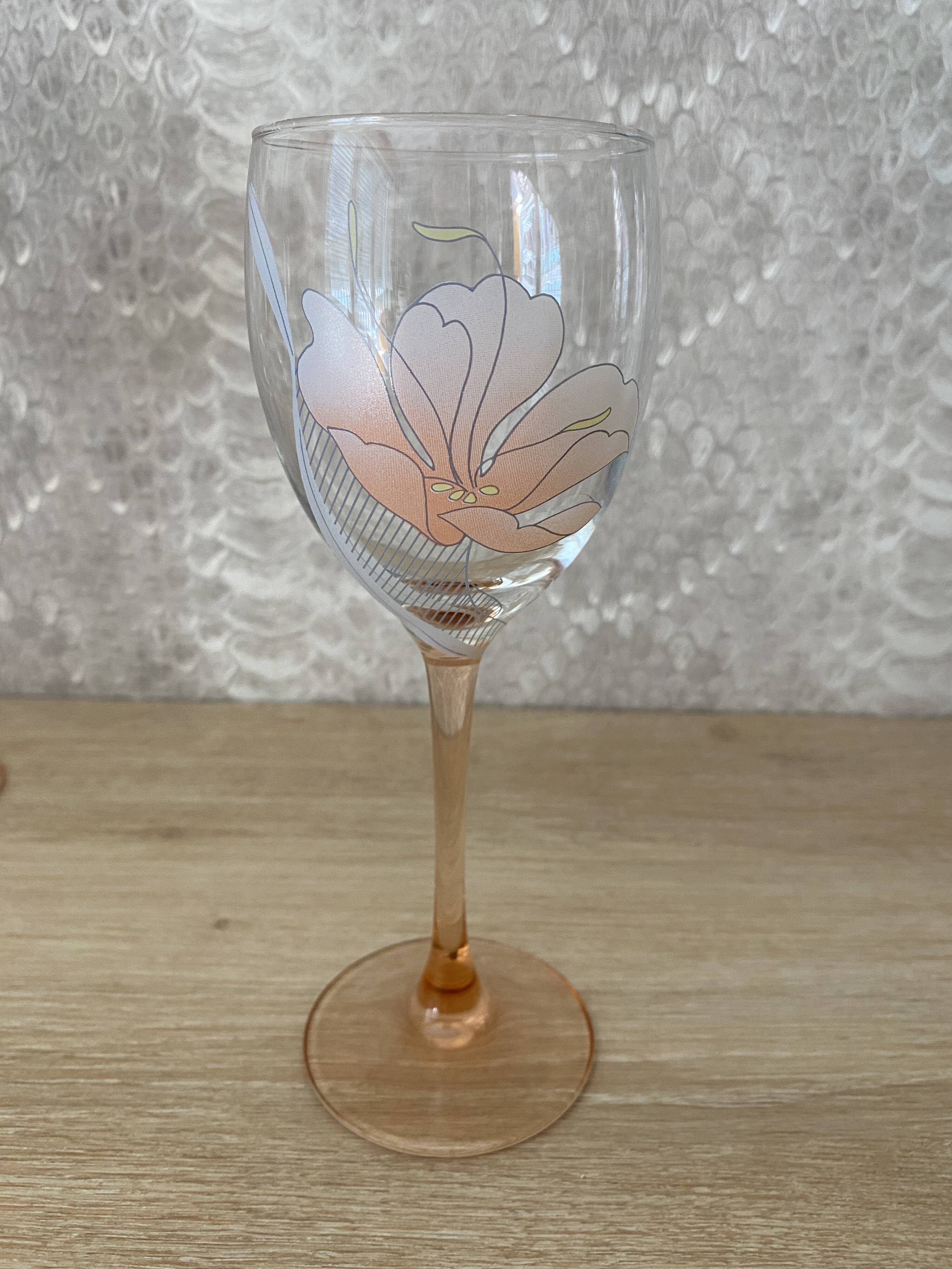 Lot de 2 verres à pied Luminarc , verrerie d'Arques