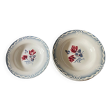 12 assiettes creuses DIgoin-Sarreguemines modèle Marinette