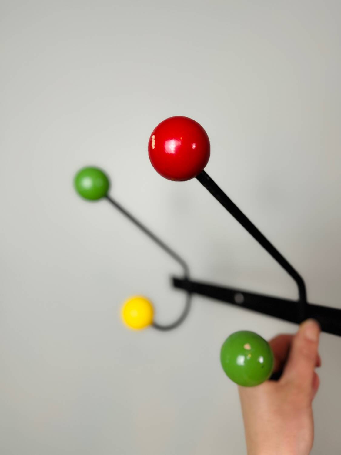 Patère portemanteau boule 1950