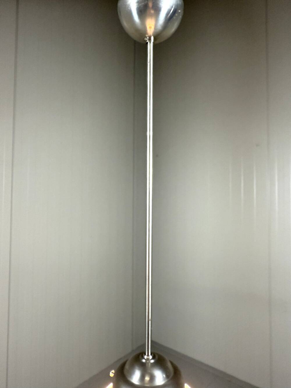 Suspension Art Déco en verre, années 1930