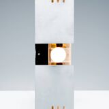 Chrome wall / ceiling lamp - italy - space age