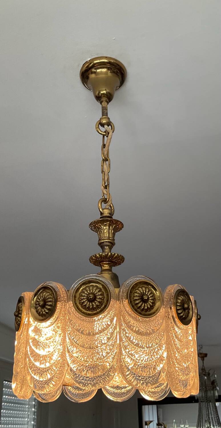 Vintage Kaiser Leuchten chandelier from the 60s