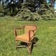 Vintage wicker armchair 1960