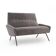 Two-seater velvet sofa by Felice Rossi, 1950s.