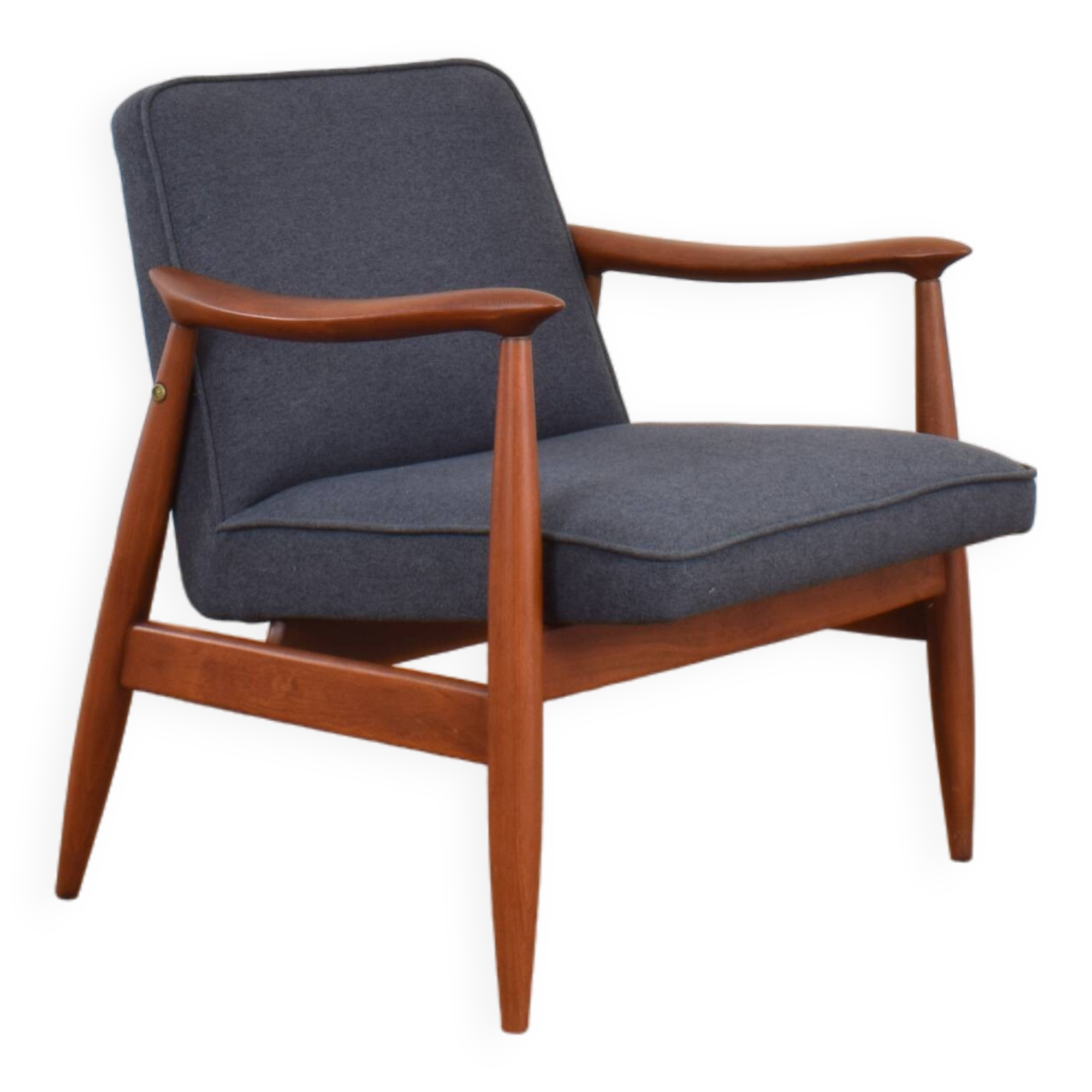 Mid-Century Polish Lounge Chair by Juliusz Kędziorek, 1960s.