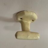 Antique hook in glazed terracotta / Ceramics, 1920, France