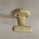 Antique hook in glazed terracotta / Ceramics, 1920, France