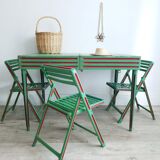 Vintage suitcase camping set