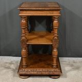 Small Solid Walnut Coffee Table, Louis-Philippe Style – Late 19th Century