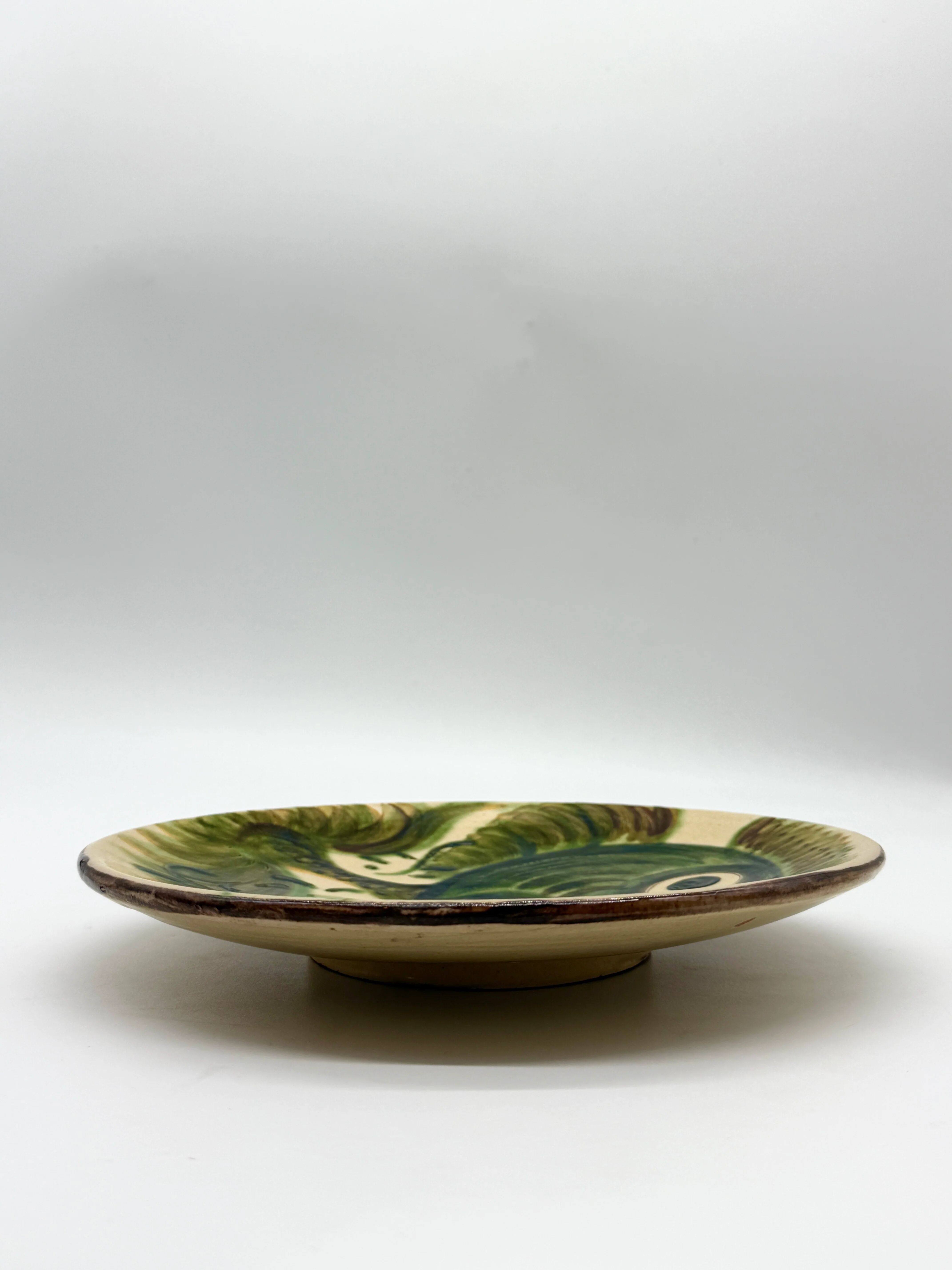 Fantastic fish plate, Puigdemont, Catalonia 1960s