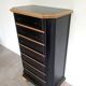 Seven-drawer chest of solid wood