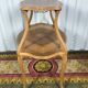 Louis XV-style tea table in renovated marquetry