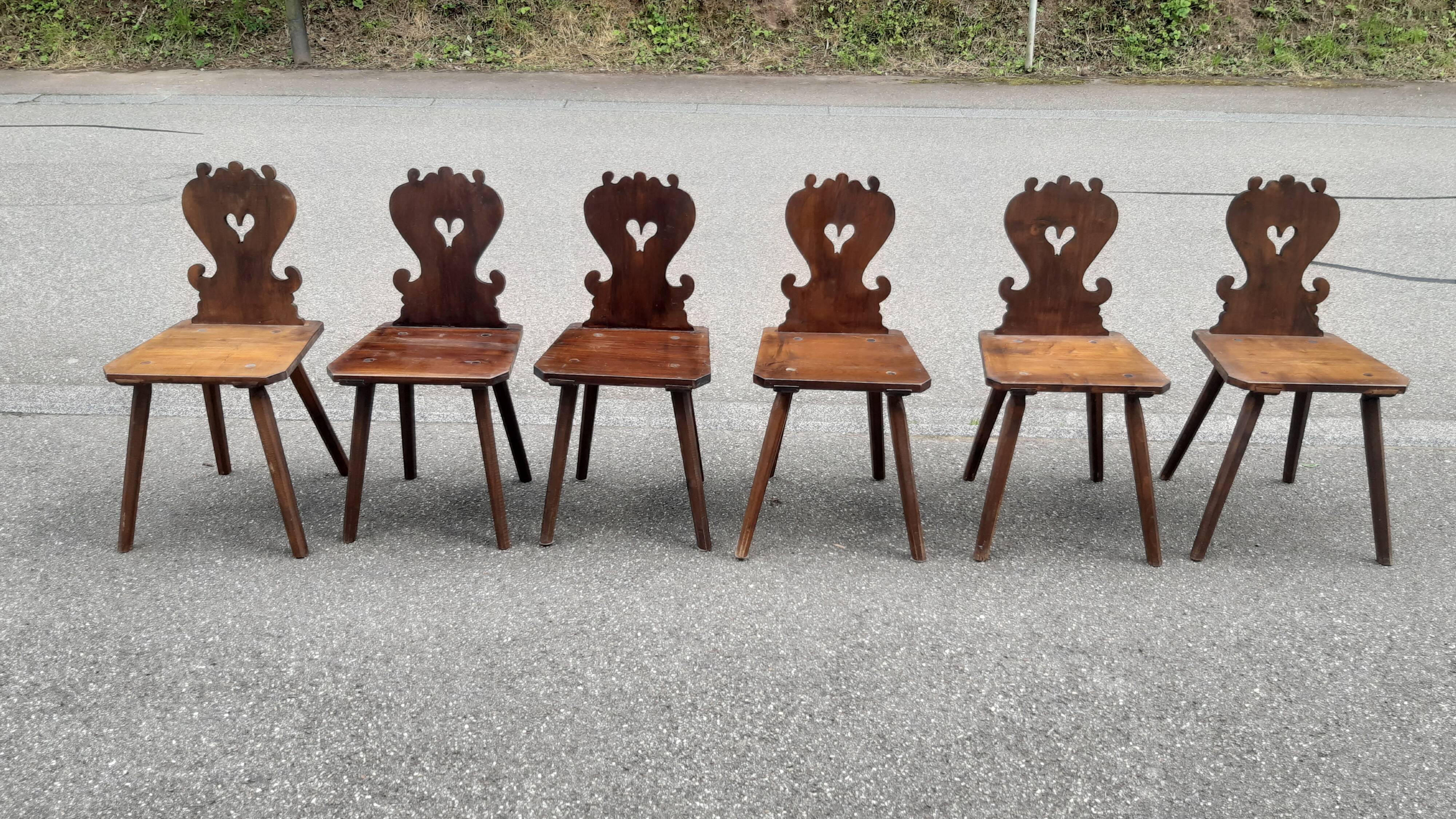 Set of 6 mountain chairs