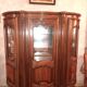 Argentier trois portes dont 2 arrondies, style régence.
