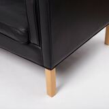 Leather Sofa produced by Hurup Møbelfabrik, Denmark 1970s.