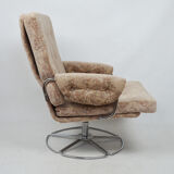 Fauteuil pivotant, années 1970