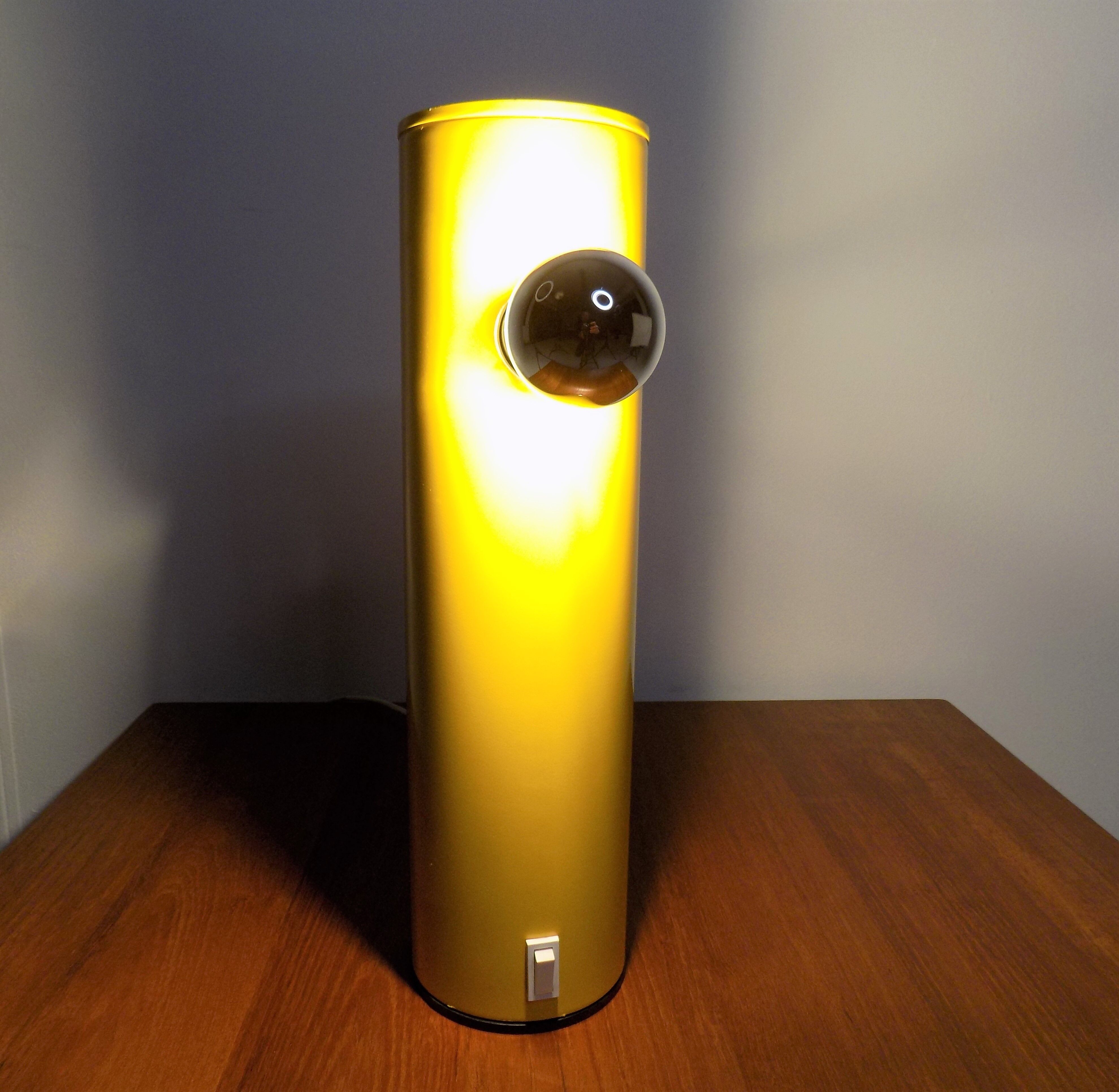 Hillebrand table lamp Cylinder 70s