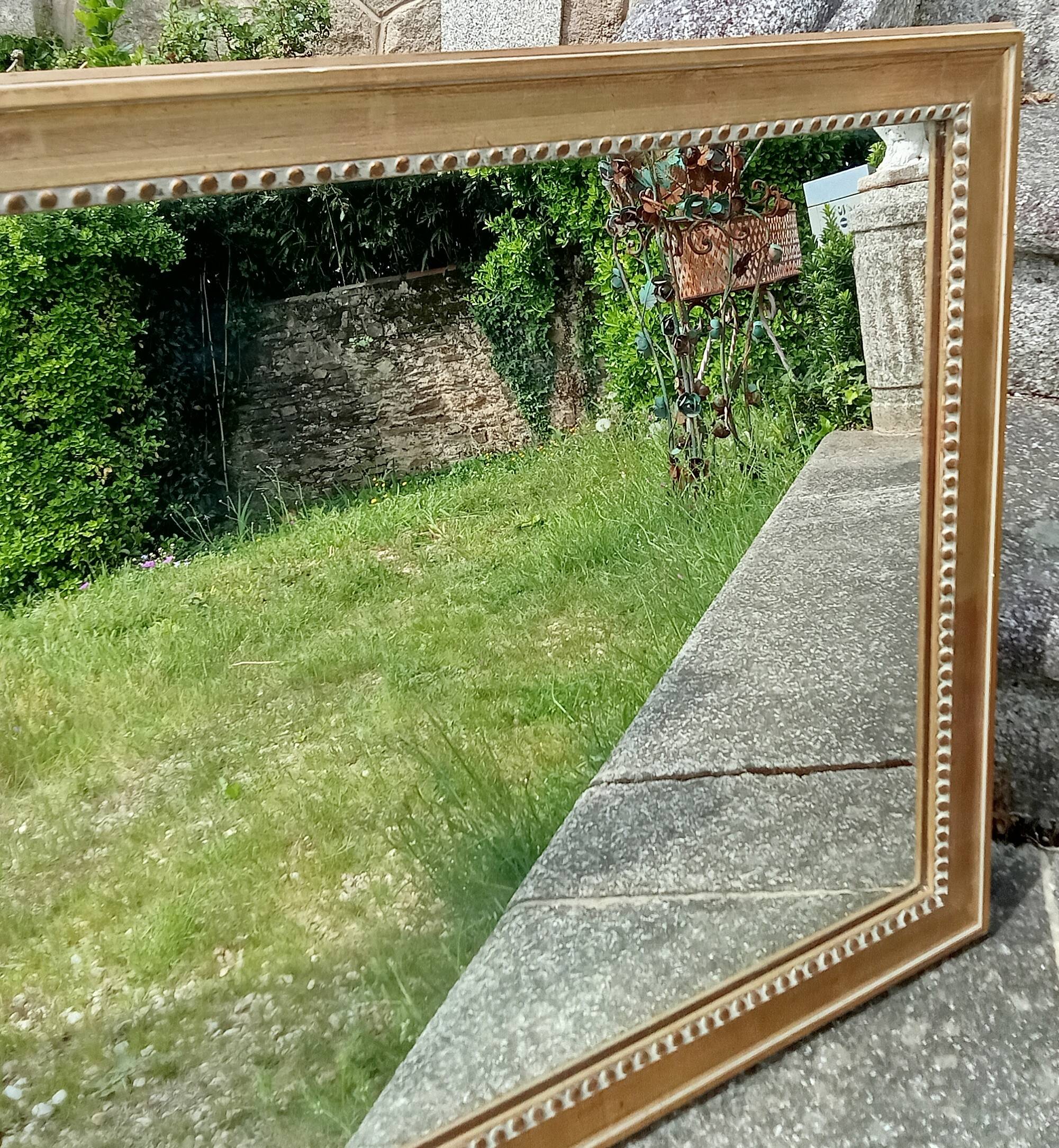 Antique gilded mirror