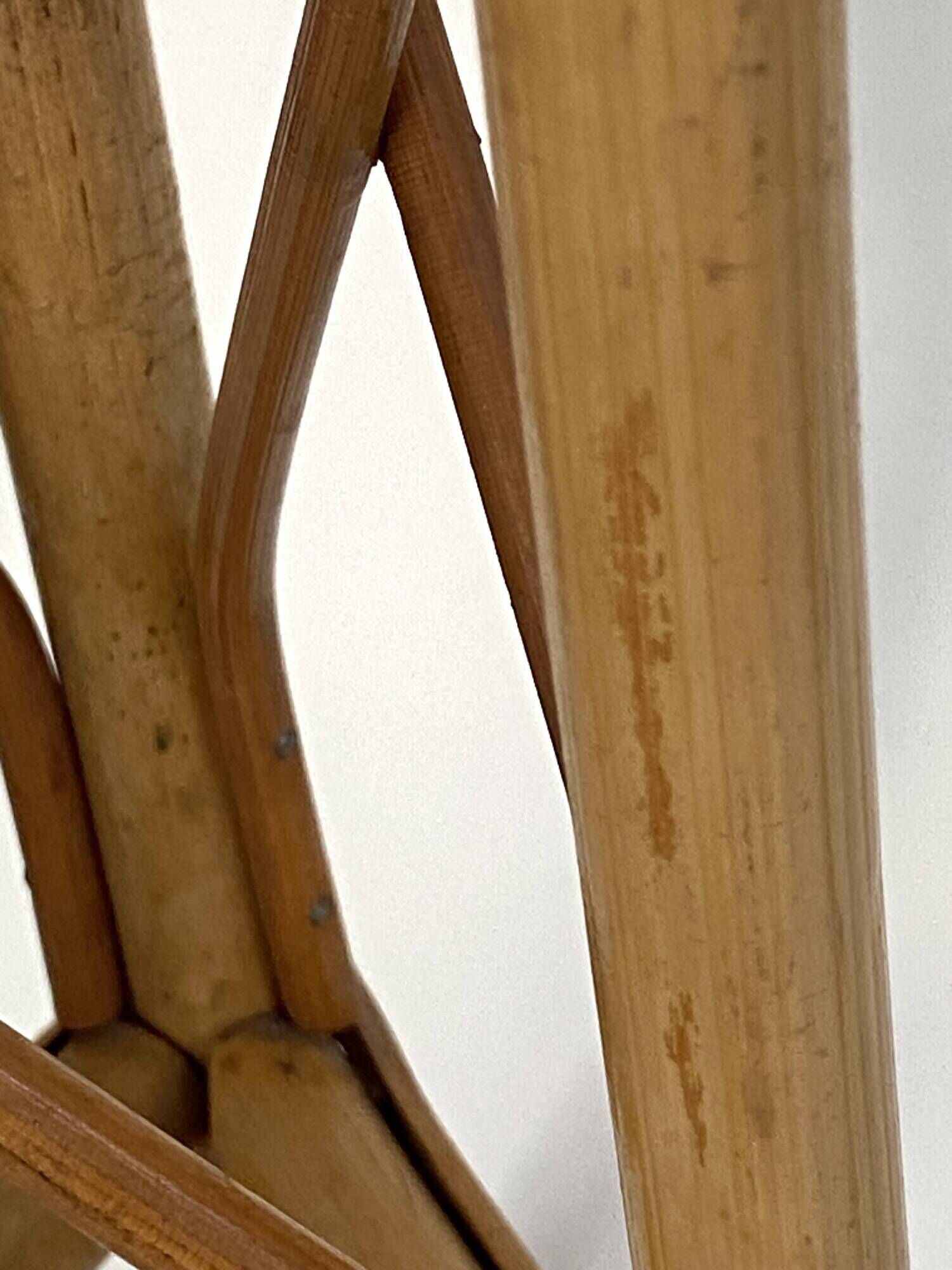 Rattan side table, 1960s
