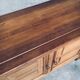 Brutalist Handcrafted Oak 2 Door Cabinet, Belgium, 1950s