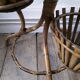 Porte-plante en rotin vintage
