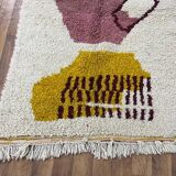 Handwoven wool Berber rug 150/250 cm