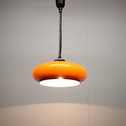 Adjustable glass pendant light from the mid-century, Europe, 1970s.
