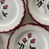 Salins dessert plates and platter, Cerilly model