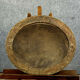 fixed under glass has oval view louis era Philip around 1830 animated lakescape
