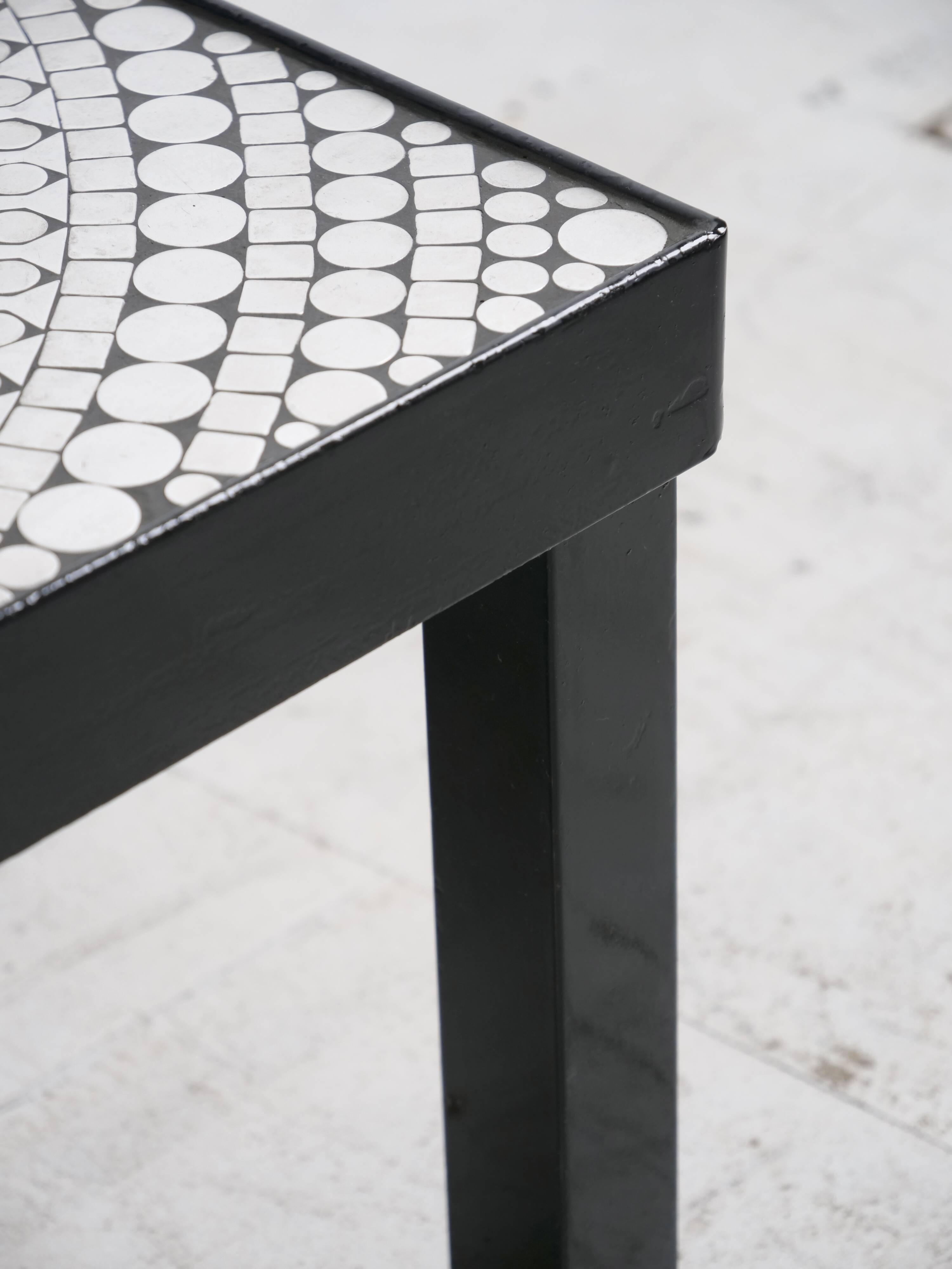 Coffee table by Raf Verjans, brutalist design, Belgium, 1970s