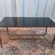 Vintage brass and glass coffee table