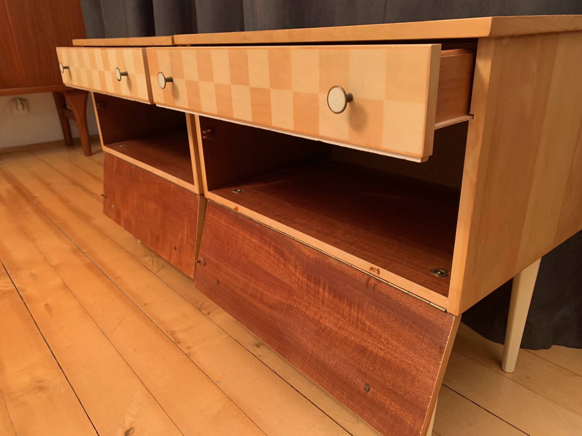 Pair of bedside tables, 1960s