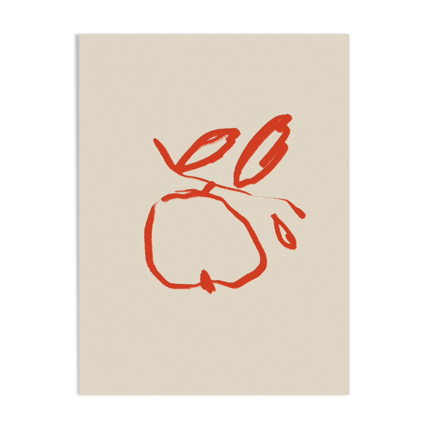 Botanical illustration giclee print, 50x70