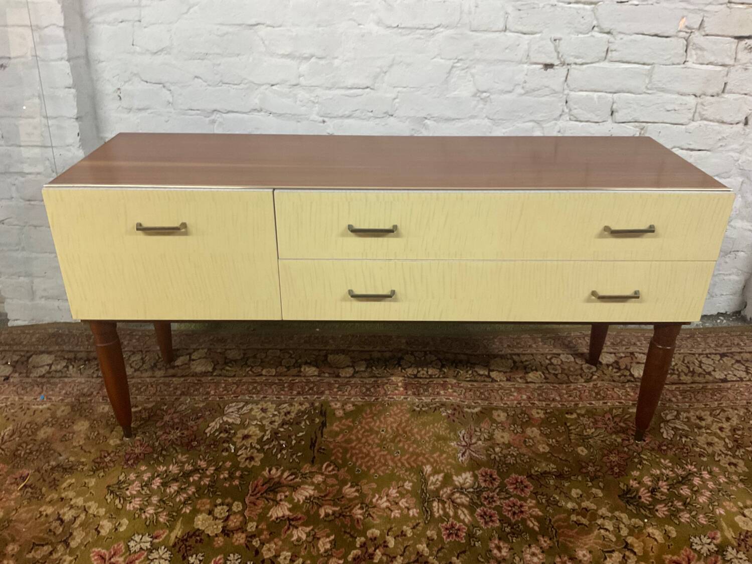 Vintage teak TV cabinet sideboard