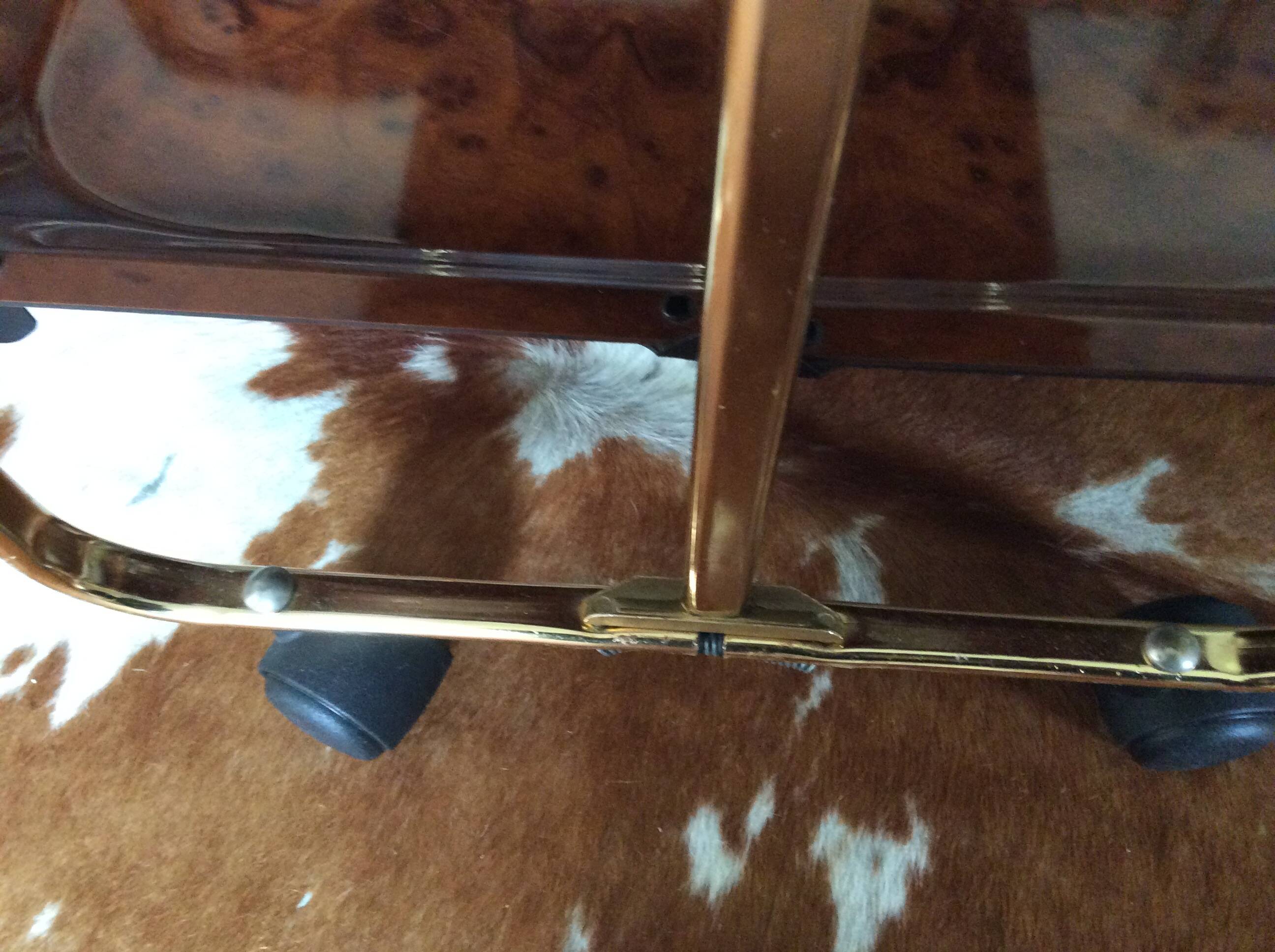 Folding rolling trolley