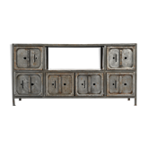 Workshop furniture with 6 metal lockers