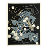 Alain le yaouanc, des sols.., 1978. lithographie originale signée au crayon