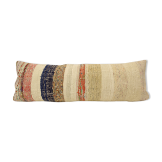 Housse coussin vintage 30x90 cm kilim