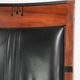 Stylish cowhide Art Deco design armchair