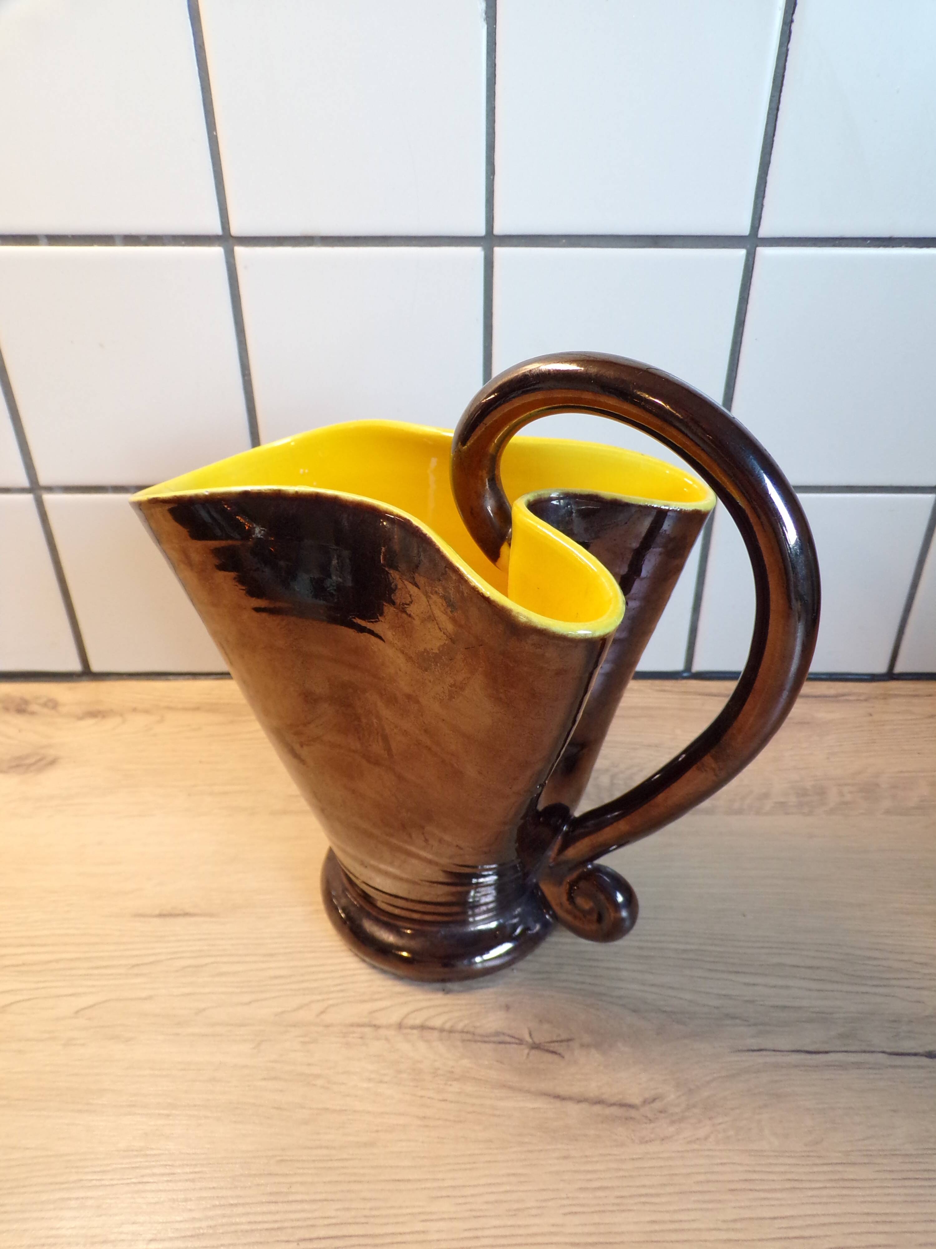 Vallauris ceramic pitcher