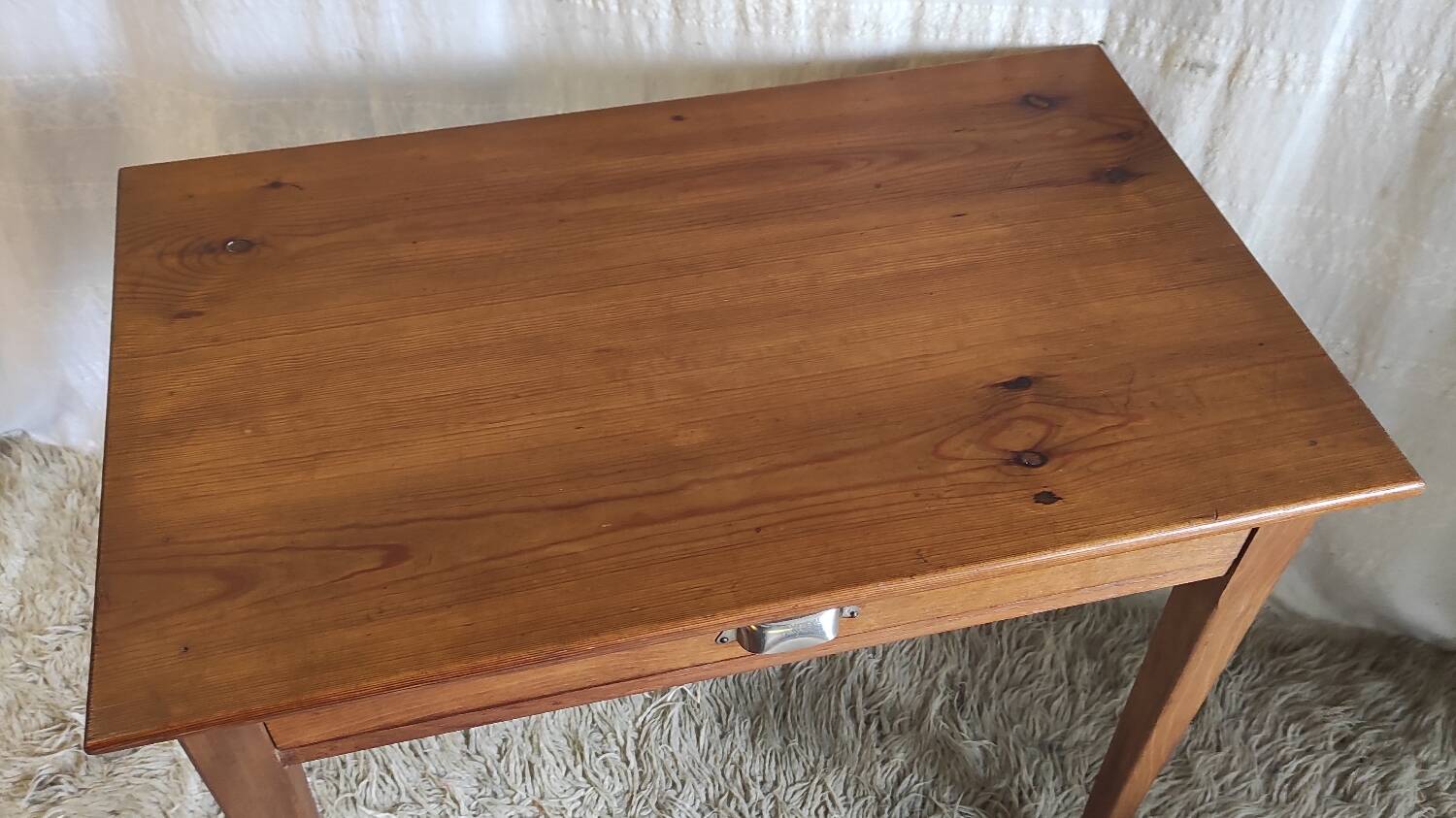 Vintage solid wood desk - mid. 20th century
