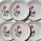 Lot 6 flat plates Digoin Sarreguemines
